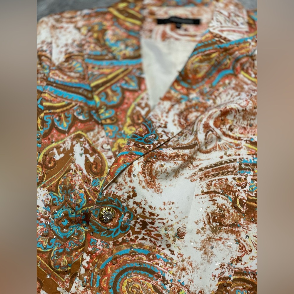 Mesmerize Jacket With Pearls And Sequins Applicat… - image 7